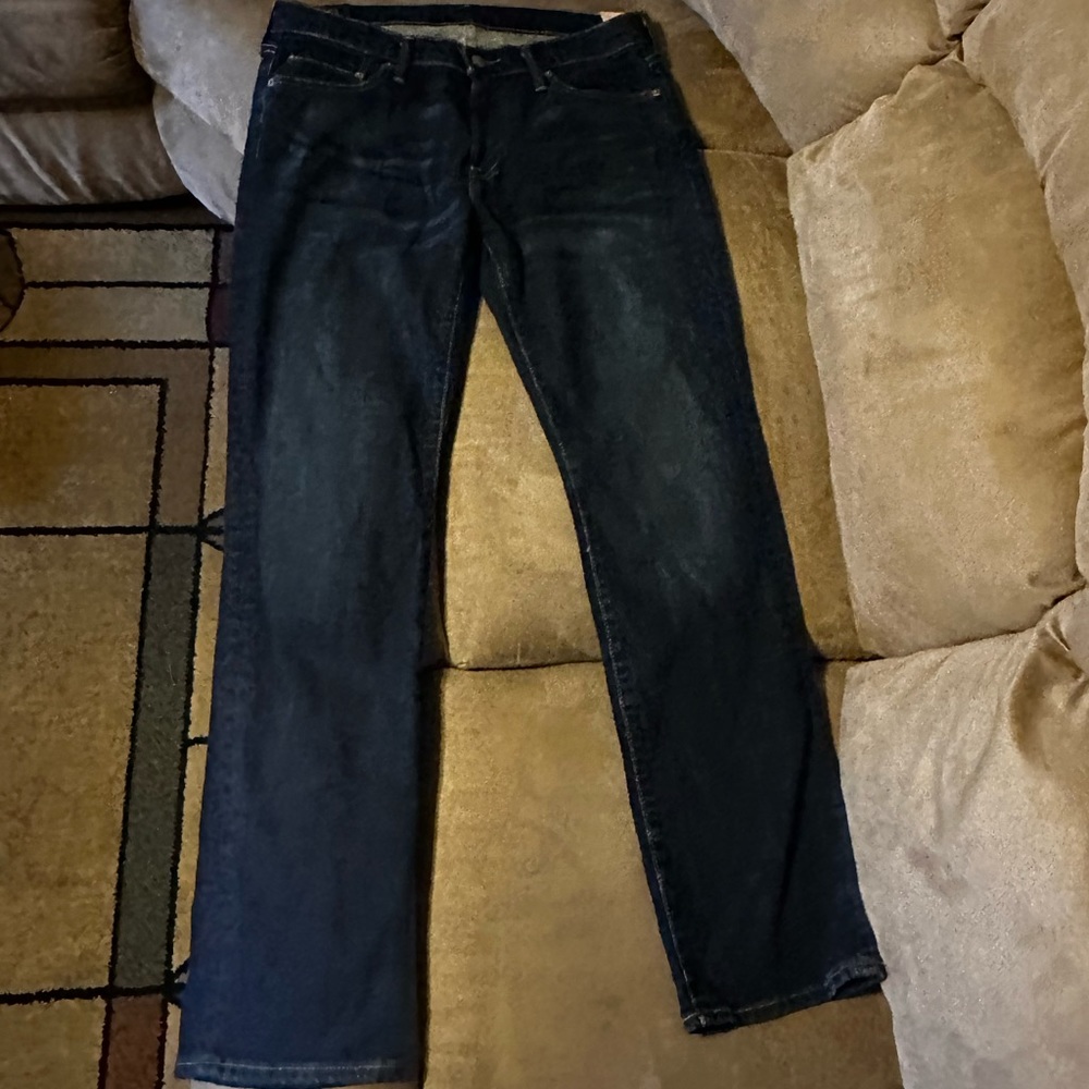 Abercrombie and Fitch straight stretch jeans